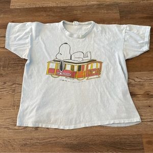 Vintage 80’s Peanuts Snoopy San Francisco Single Stitch T-shirt